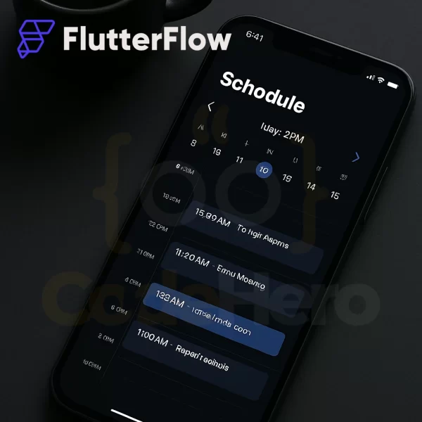 Template de Agendamento para Flutterflow